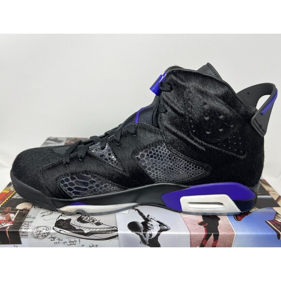 Air Jordan 6 Retro x Social Status Pony Hair 2019 AR2257-005 Men's Size 11 - Picture 3 of 7